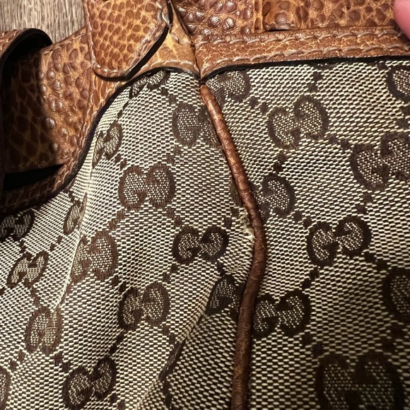 Gucci Brown and Tan Shoulder Bag - Picture 14 of 15